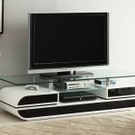 EVOS 63" Glass Top TV Console CM5813-TV